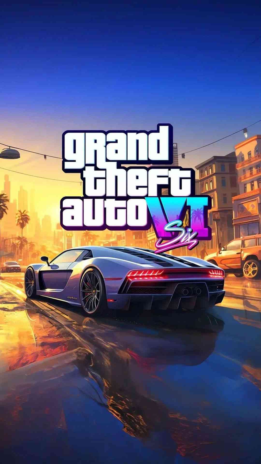 تابلو دیواری جی تی ای 6 GTA