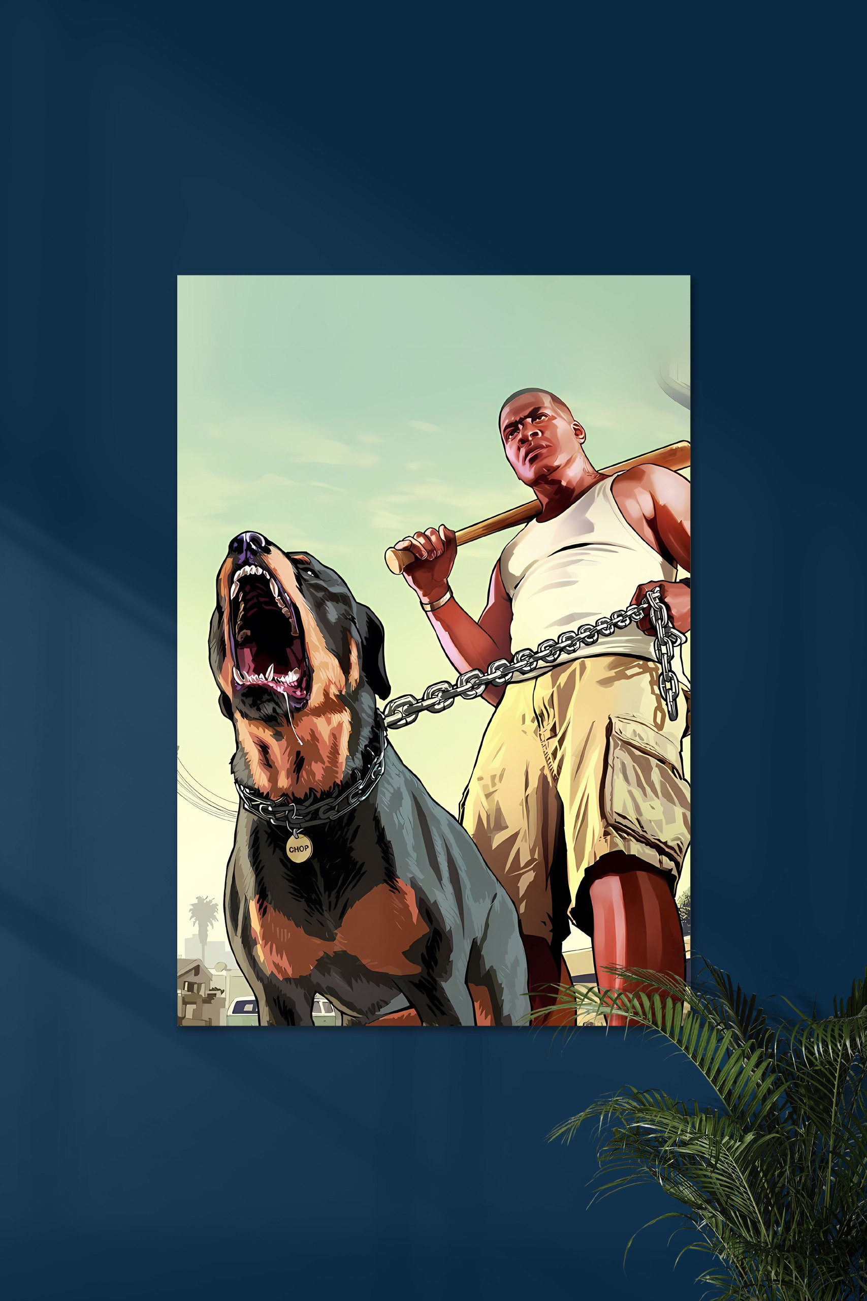 تابلو شاسی جی تی ای وی GTA v طرح فرانکلین