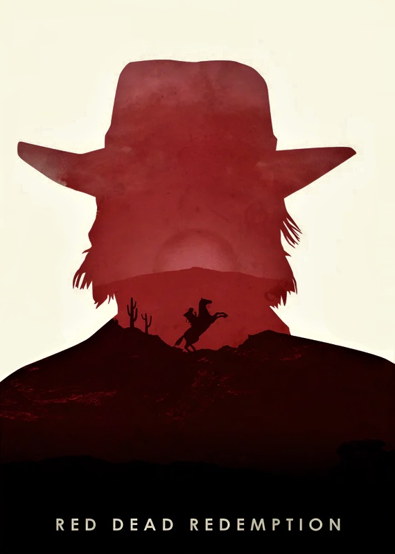 تابلو دیواری Red Dead Redemption