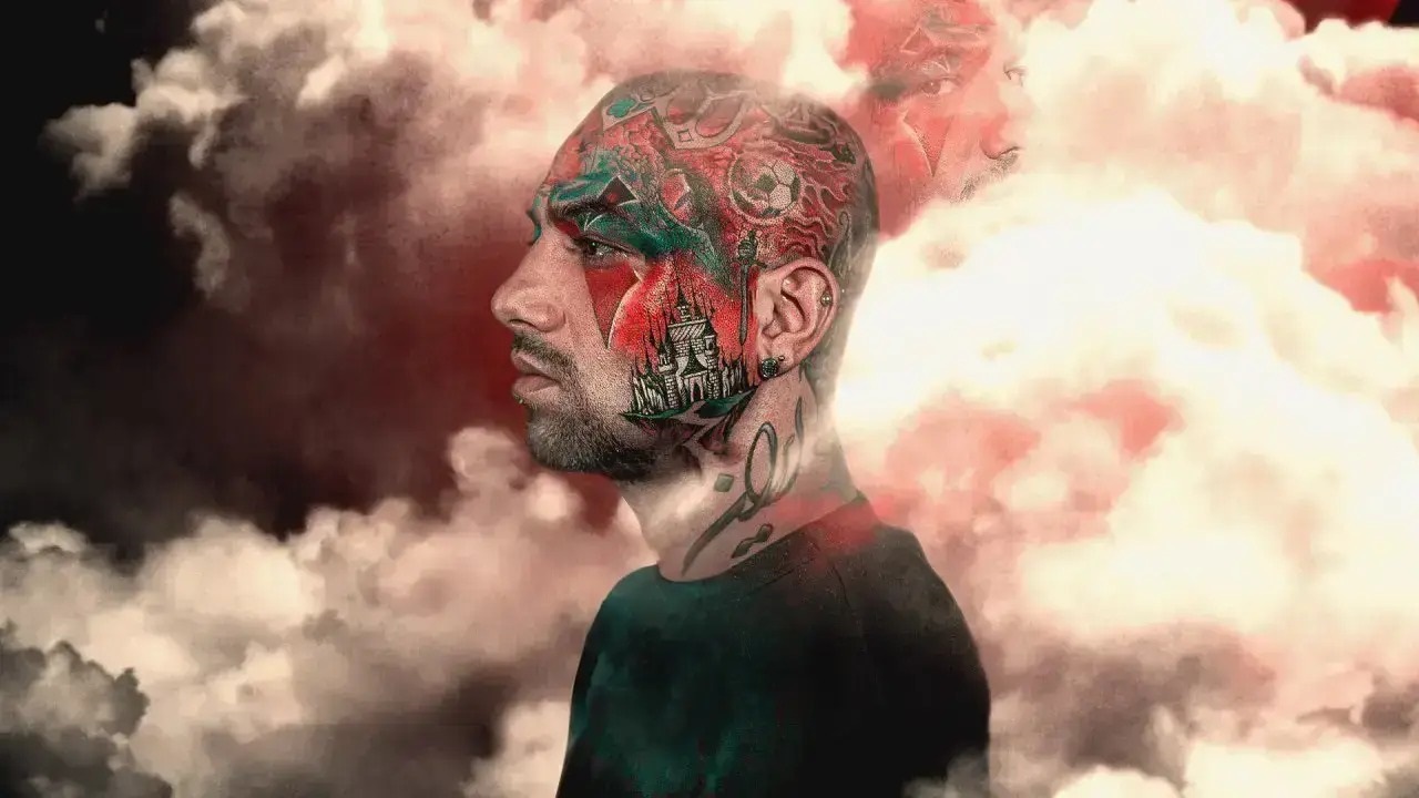 تابلو امیر تتلو Amir Tataloo طرح 2 سایز 20x30 تابلو دیواری امیر تتلو Amir Tataloo