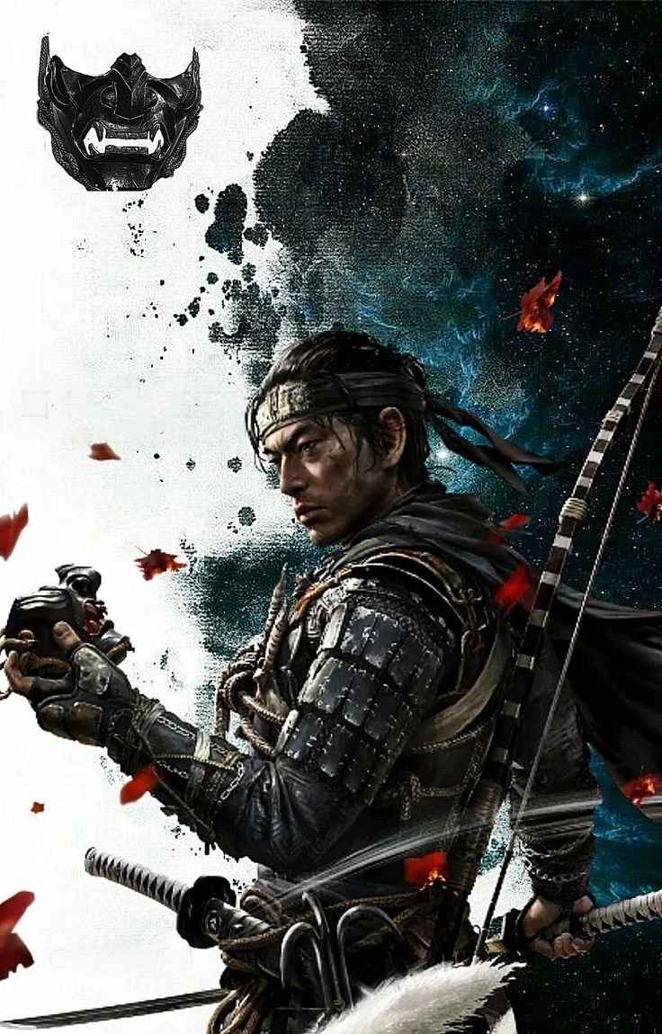 تابلو دیواری Ghost Of Tsushima