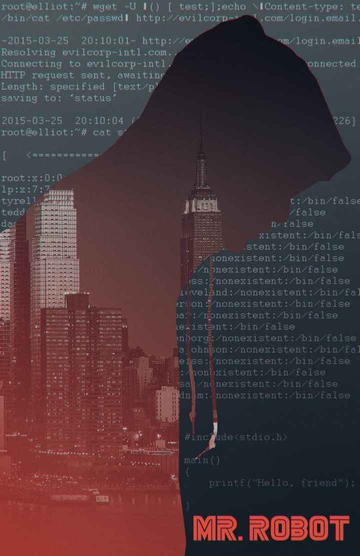 تابلو دیواری آقای ربات Mr. Robot