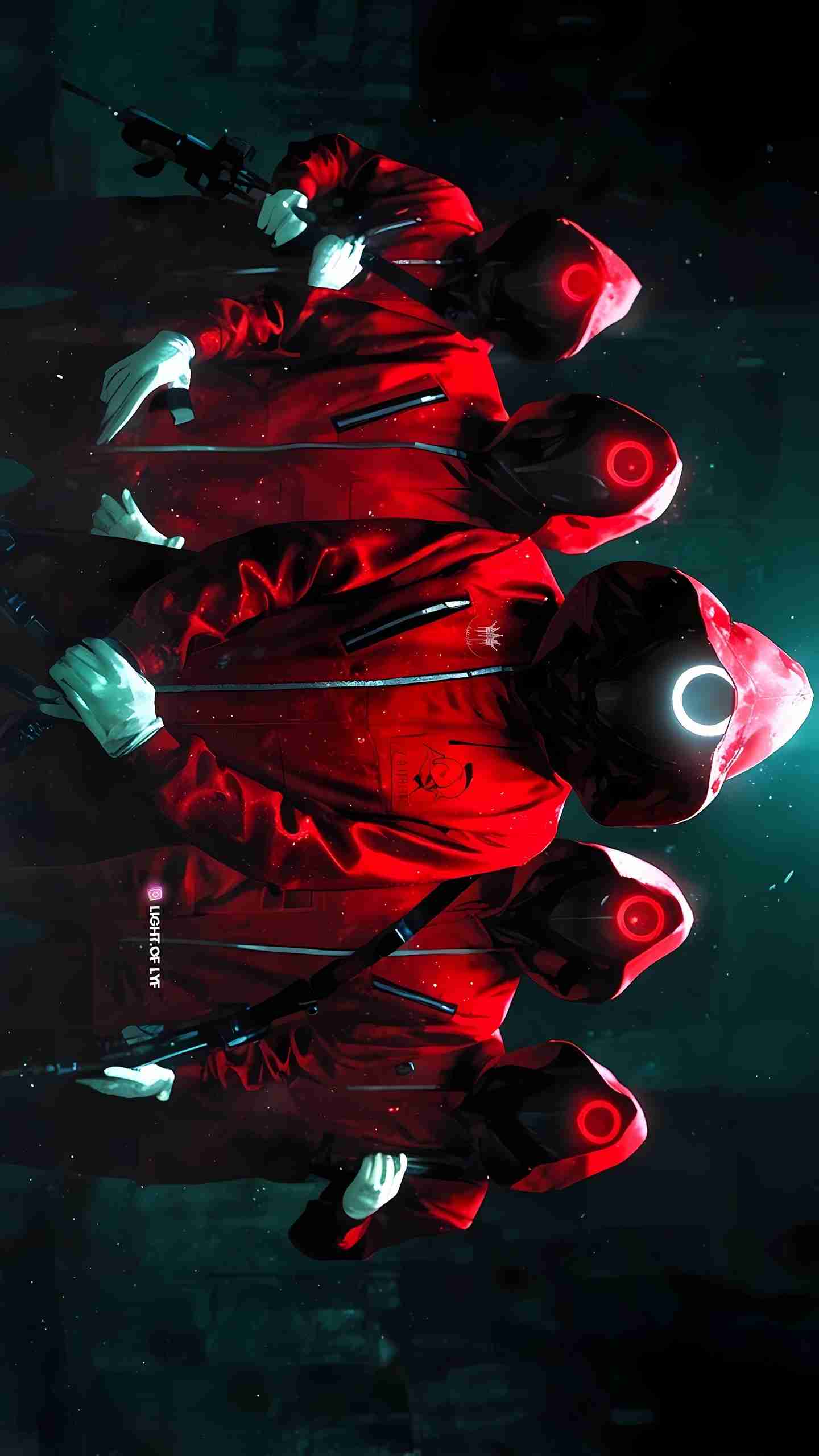 تابلو دیواری بازی مرکب Squid Game