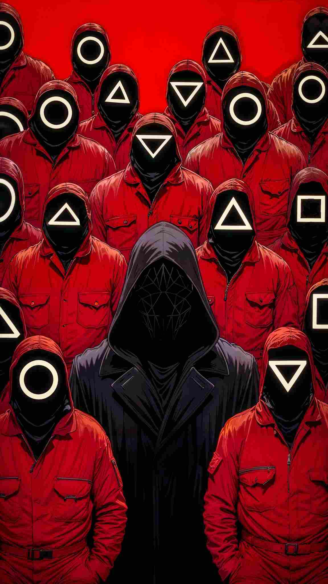 تابلو دیواری بازی مرکب Squid Game