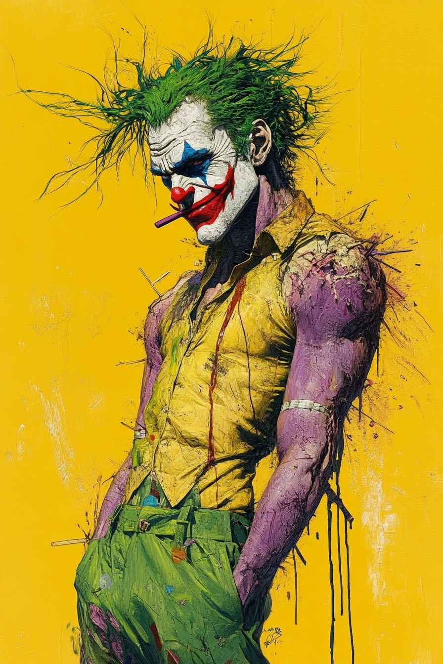 joker wall art no 9