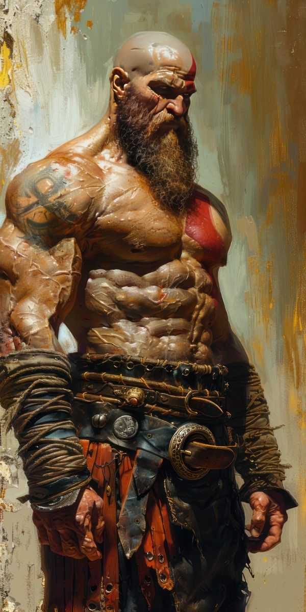 تابلو دیواری خدای جنگ God Of War