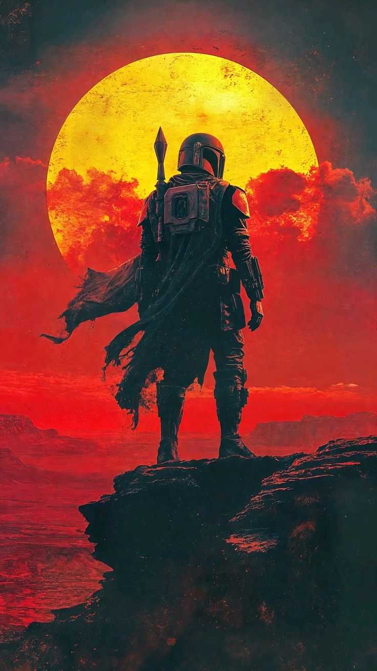 تابلو دیواری مندلورین The Mandalorian