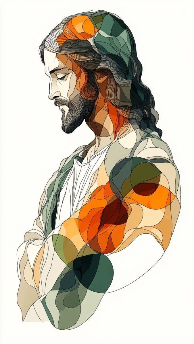 تابلو دیواری عیسی مسیح